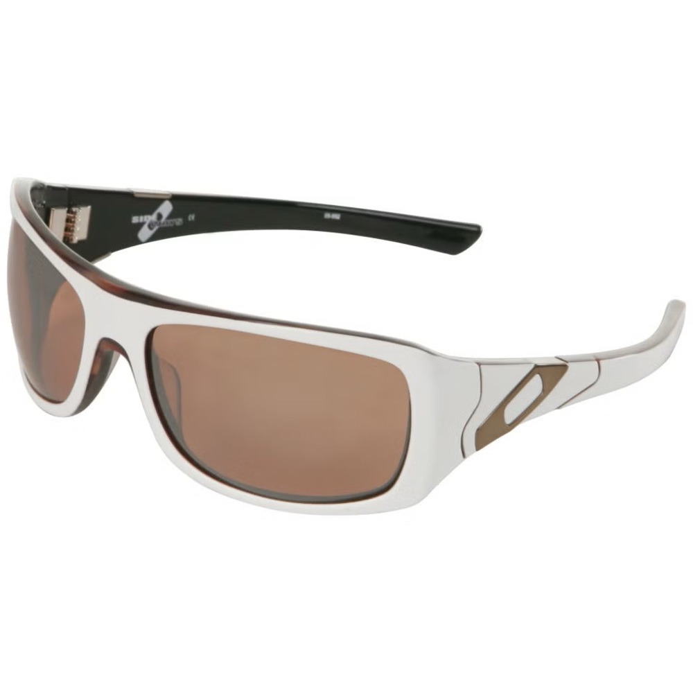 Stylish White and Brown Sunglasses
